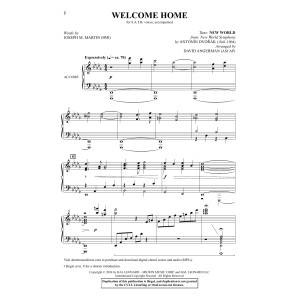 Welcome Home (arr. David Angerman)