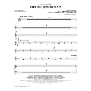 Turn The Lights Back On (arr. Mac Huff) - Synthesizer