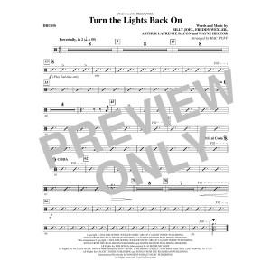 Turn The Lights Back On (arr. Mac Huff) - Drums