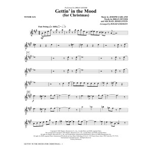 Gettin' in the Mood (For Christmas) (arr. Roger Emerson) - Tenor Sax