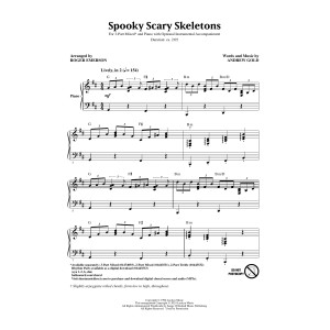 Spooky Scary Skeletons (arr. Roger Emerson)