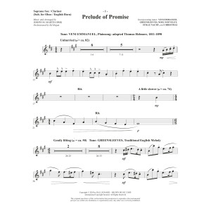 The Star Arising (A Cantata For Christmas) - Soprano Sax/Clarinet(sub oboe)