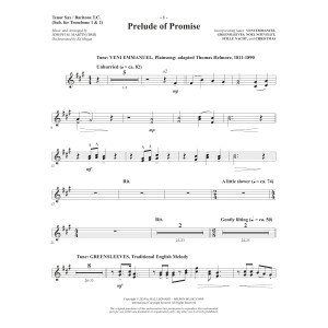 The Star Arising (A Cantata For Christmas) - Tenor Sax (sub. Trombone)