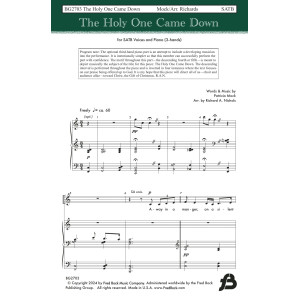 The Holy One Came Down (arr. Richard A. Nichols)