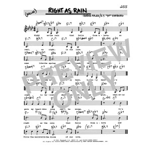 Right As Rain (Low Voice)