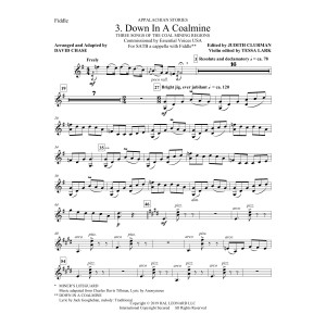Down In A Coalmine (No. 3 from Appalachian Stories) - Fiddle/Violin