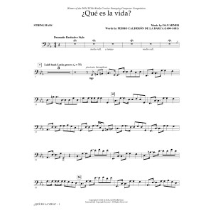 ¿Qué Es La Vida? - String Bass