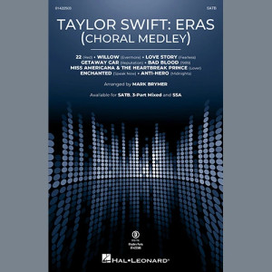 Taylor Swift: Eras (Choral Medley) (arr. Mark Brymer) - Synthesizer
