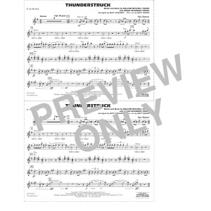 Thunderstruck (arr. Matt Conaway) - Eb Alto Sax