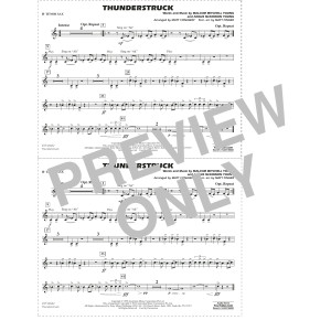 Thunderstruck (arr. Matt Conaway) - Bb Tenor Sax