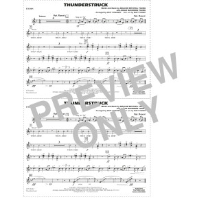 Thunderstruck (arr. Matt Conaway) - F Horn