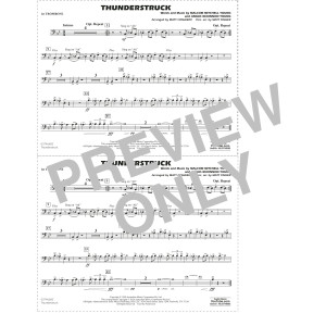 Thunderstruck (arr. Matt Conaway) - 1st Trombone