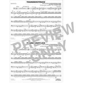 Thunderstruck (arr. Matt Conaway) - Baritone B.C.