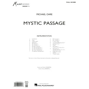 Mystic Passage - Conductor Score (Full Score)
