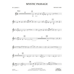 Mystic Passage - Bb Clarinet 1