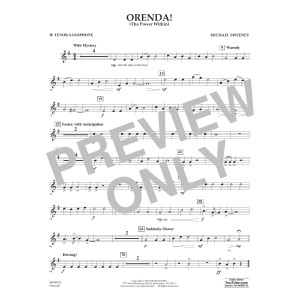 Orenda! (The Power Within) - Bb Tenor Saxophone