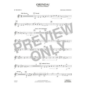 Orenda! (The Power Within) - Bb Trumpet 1