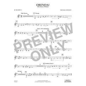 Orenda! (The Power Within) - Bb Trumpet 2