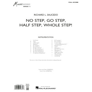 No Step, Go Step, Half Step, Whole Step! - Conductor Score (Full Score)