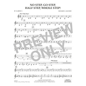 No Step, Go Step, Half Step, Whole Step! - Bb Clarinet 1