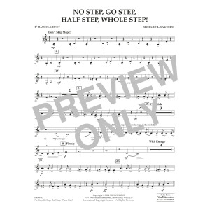 No Step, Go Step, Half Step, Whole Step! - Bb Bass Clarinet
