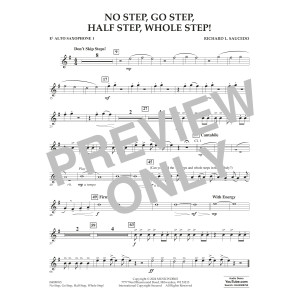 No Step, Go Step, Half Step, Whole Step! - Eb Alto Saxophone 1