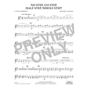No Step, Go Step, Half Step, Whole Step! - Eb Alto Saxophone 2