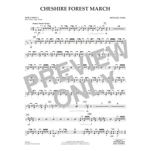 Cheshire Forest March - Percussion 1