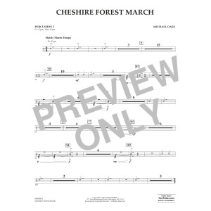 Cheshire Forest March - Percussion 2