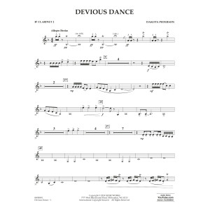 Devious Dance - Bb Clarinet 2