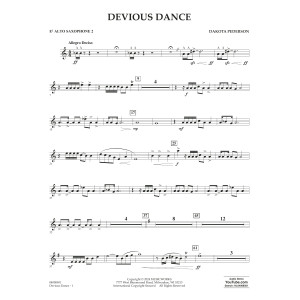 Devious Dance - Eb Alto Saxophone 2