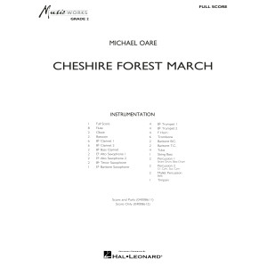 Cheshire Forest March - Conductor Score (Full Score)