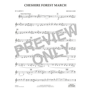 Cheshire Forest March - Bb Clarinet 1