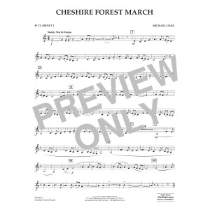 Cheshire Forest March - Bb Clarinet 2