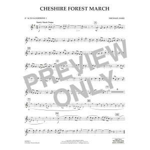 Cheshire Forest March - Eb Alto Saxophone 1