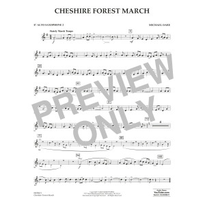 Cheshire Forest March - Eb Alto Saxophone 2