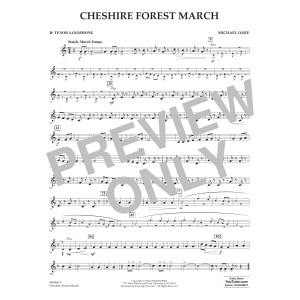 Cheshire Forest March - Bb Tenor Saxophone