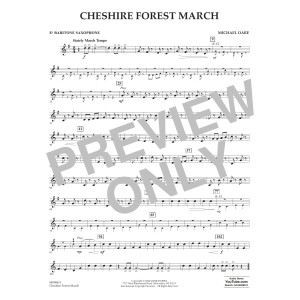 Cheshire Forest March - Eb Baritone Saxophone