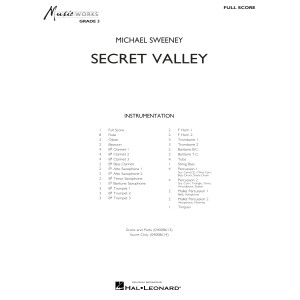 Secret Valley - Conductor Score (Full Score)