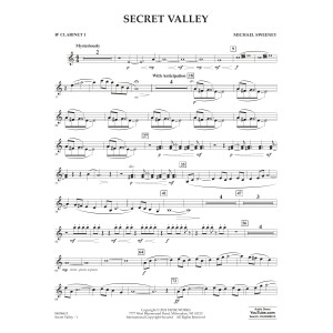 Secret Valley - Bb Clarinet 1
