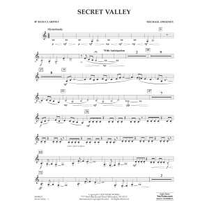 Secret Valley - Bb Bass Clarinet
