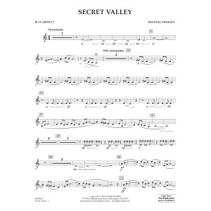 Secret Valley - Bb Clarinet 3
