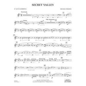 Secret Valley - Eb Alto Saxophone 1