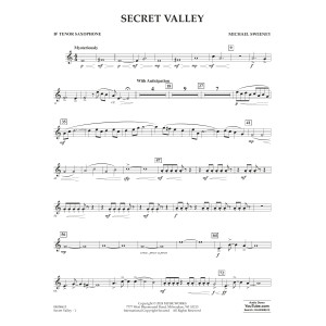 Secret Valley - Bb Tenor Saxophone