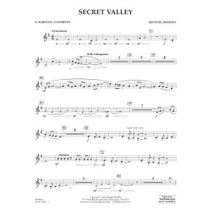 Secret Valley - Eb Baritone Saxophone