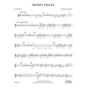 Secret Valley - Bb Trumpet 3