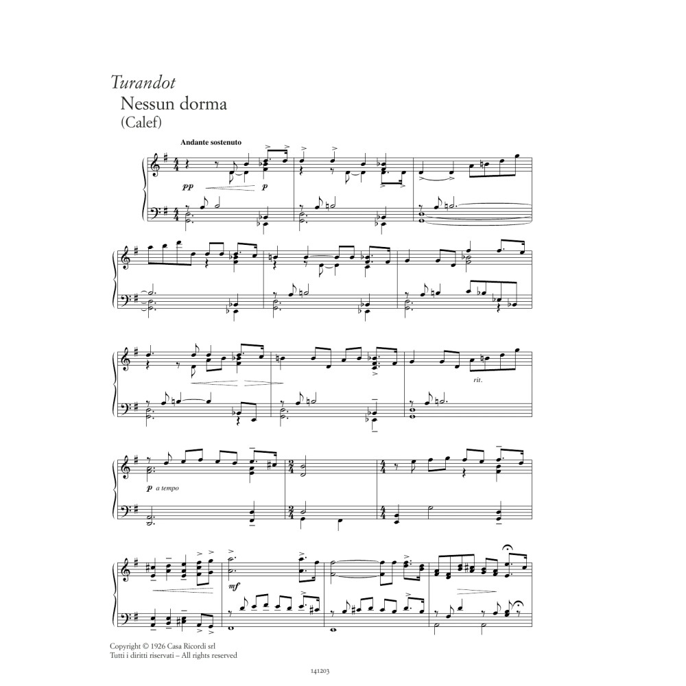 Nessun dorma