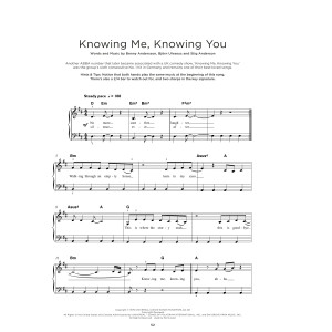 Knowing Me, Knowing You