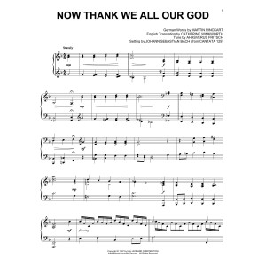 Now Thank We All Our God (arr. Phillip Keveren)