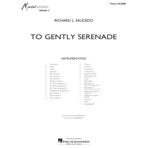 To Gently Serenade - Conductor Score (Full Score)